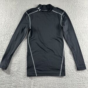 Under Armour Compression‎ Shirt Mens Small Black Coldgear Long Sleeve Workouts